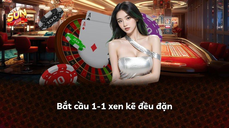 Bắt cầu 1-1 xen kẽ đều đặn