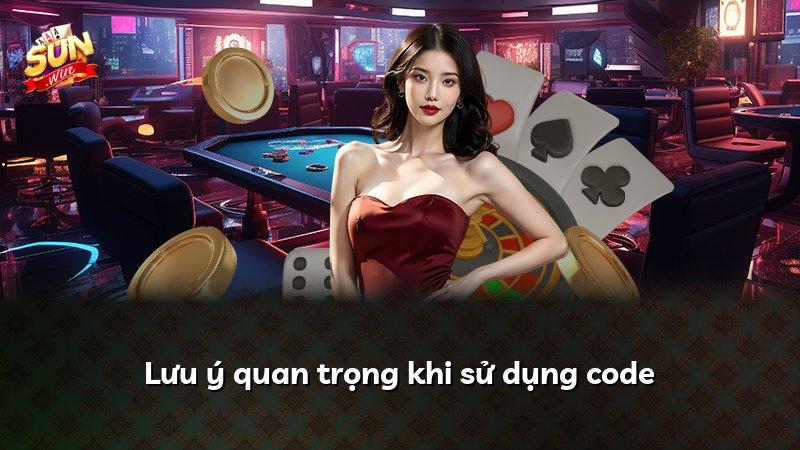 Lưu ý quan trọng khi sử dụng code